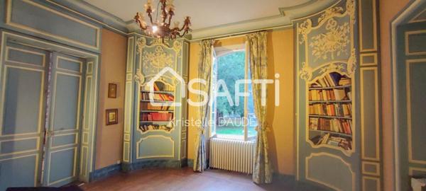 Château avec parc et dépendances