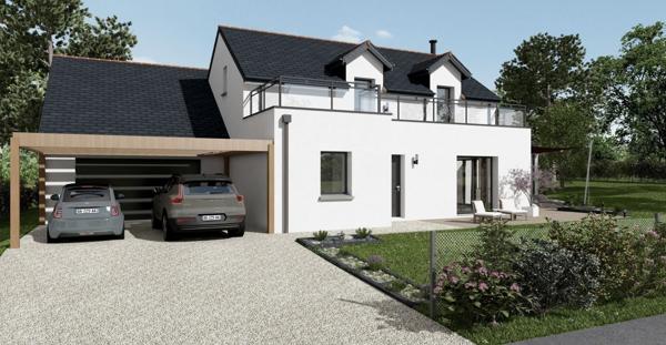 Terrain + Maison à vendre 6 pièces - 172 m²