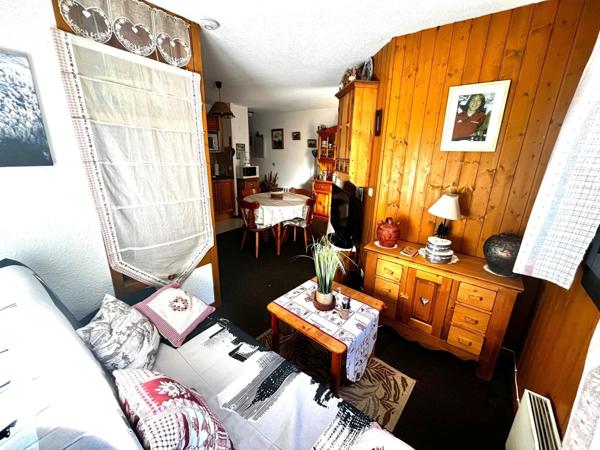 A DEUX PAS DU TÉLÉCABINE APPARTEMENT 1/2 pièces de 24m2 avec terrasse et cave