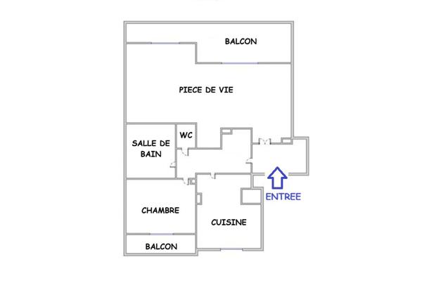 Appartement 3 pièces - 76 m² Exclusivité