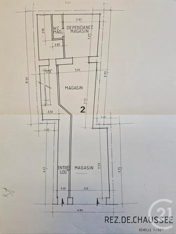 Maison à vendre  3 pièces - 46,80 m2 CHATELLERAULT - 86