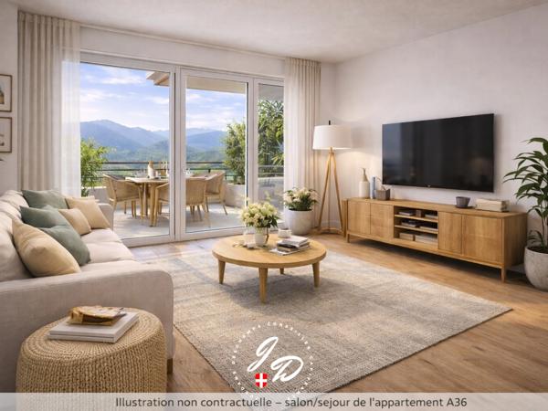 T3 neuf avec balcon – Éligible PTZ – Cognin 🏡