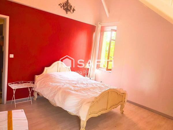 Vend Maison type 7 + garage double + cabanon bois 165 carrés   Habitable sur un terrain 12324 mètre carrés