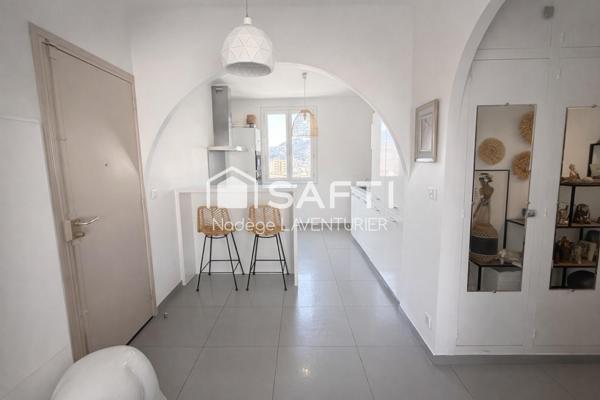 Appartement T3 (ex T4)  –5e étage vue mer- Ajaccio