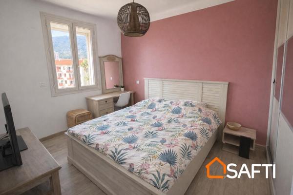Appartement T3 (ex T4)  –5e étage vue mer- Ajaccio