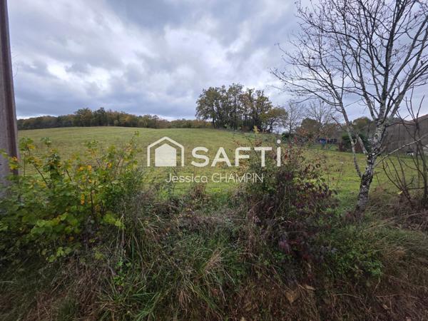 Terrain constructible 1500m2 au calme avec vue dégagée