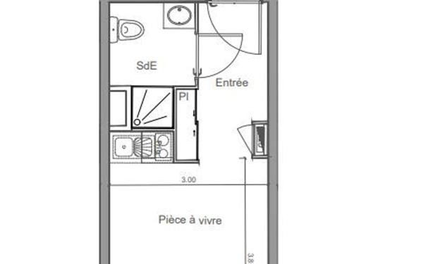 Appartement à vendre    1 pièce • 19,91 m2 Saint-Jean-de-la-Ruelle