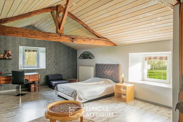 Propriété du XVIe avec gîtes, piscine et salle de réception