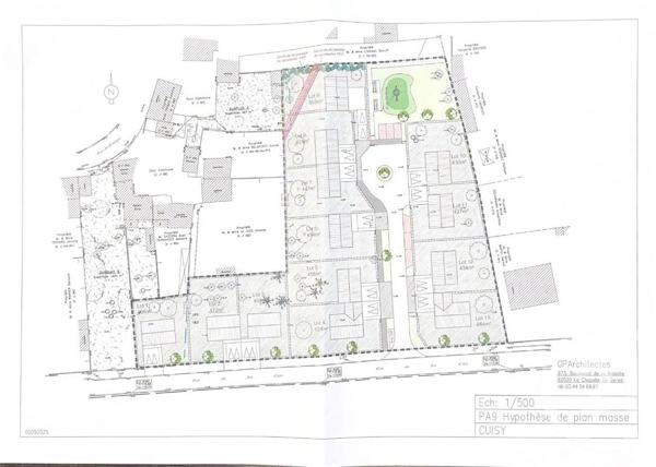 Terrain à vendre  503 m2 CUISY - 77