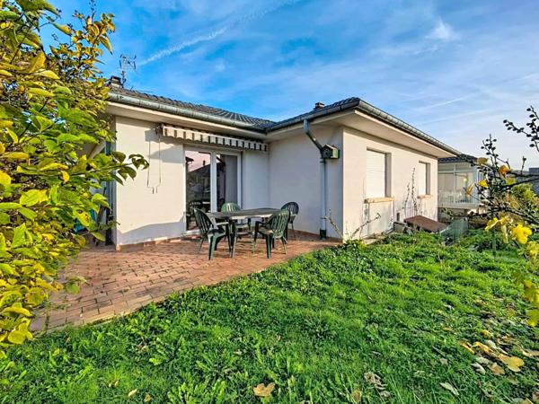 Plain-pied sur sous-sol F5 avec jardin