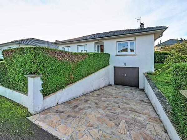 Plain-pied sur sous-sol F5 avec jardin