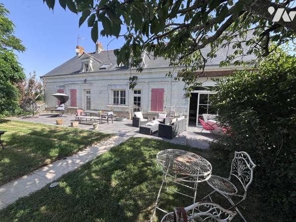 LOIRE AUTHION (49250), SAINT MATHURIN SUR LOIRE maison ancienne avec piscine d'environ 264 m² hab