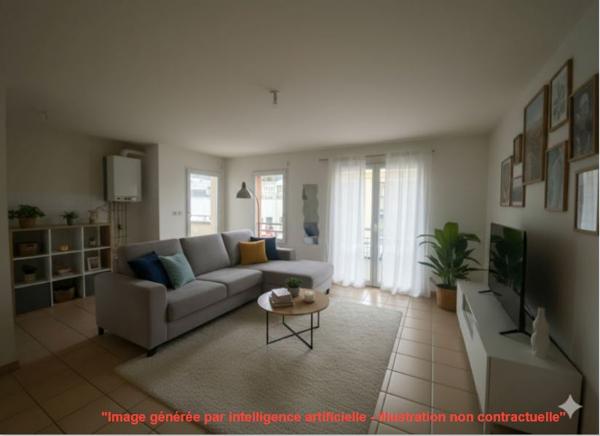 ANNONAY - APPARTEMENT T3 AVEC GARAGE - 71.91 M2