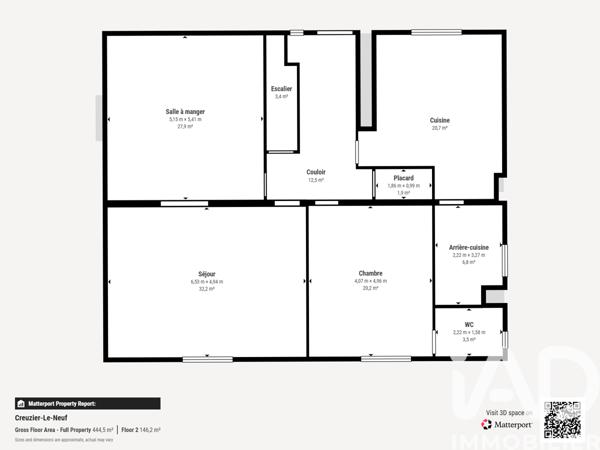 Maison à vendre 6 pièces 364 m² Creuzier-le-Neuf