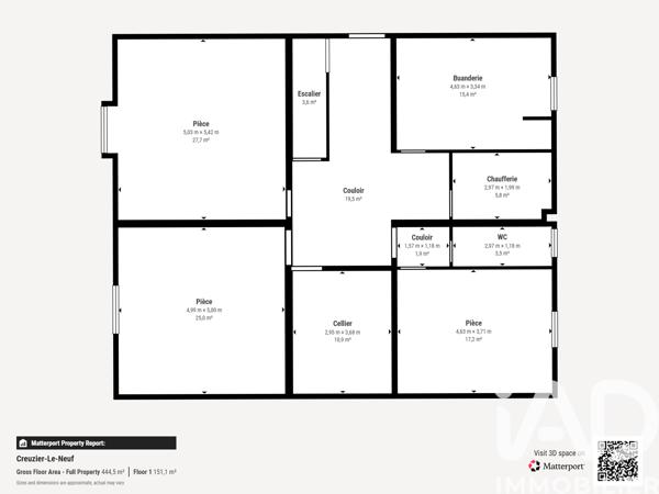 Maison à vendre 6 pièces 364,13 m² Creuzier-le-Neuf