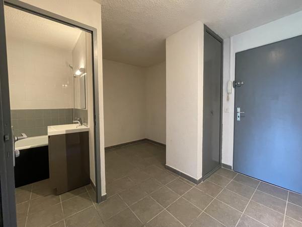 Grand T1 avec coin nuit et balcon