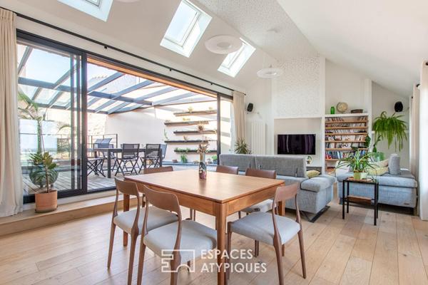 Maison esprit loft en coeur de village
