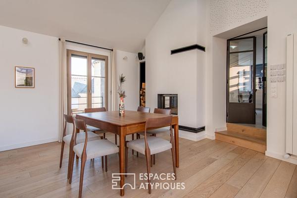Maison esprit loft en coeur de village