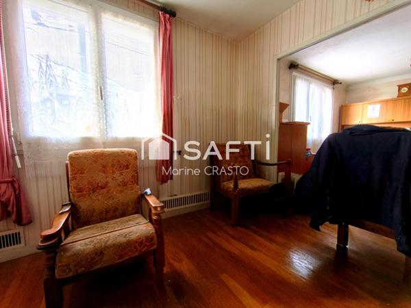 Maison mitoyenne T5 – 105 m² – 464 m² de terrain – Une belle opportunité à révéler