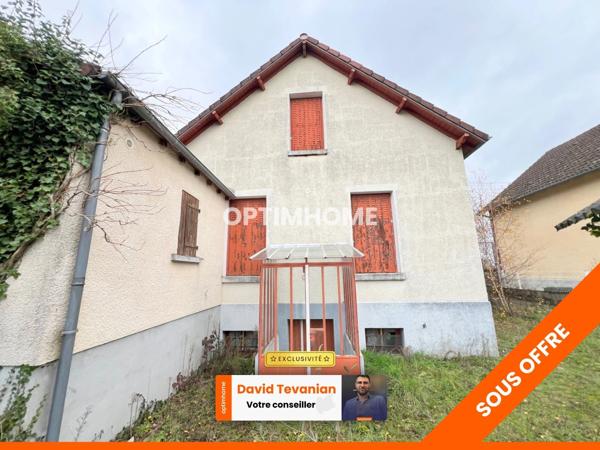 Maison à vendre 3 pièces VIERZON (18) proche du centre-ville
