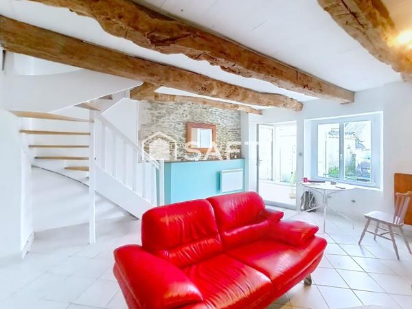 Maison rénovée, 70 m², 2 chambres, jardin.