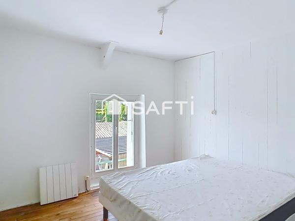 Maison rénovée, 70 m², 2 chambres, jardin.