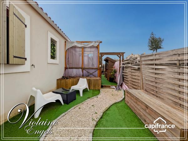 Maison de plain-pied 115 m² – 4 chambres – Jardin avec piscine – Argens-Minervois