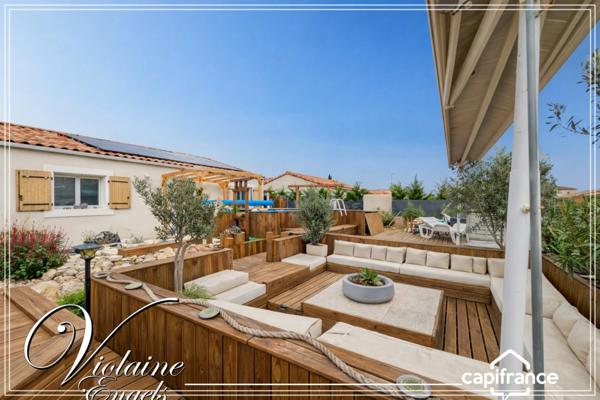 Maison de plain-pied 115 m² – 4 chambres – Jardin avec piscine – Argens-Minervois