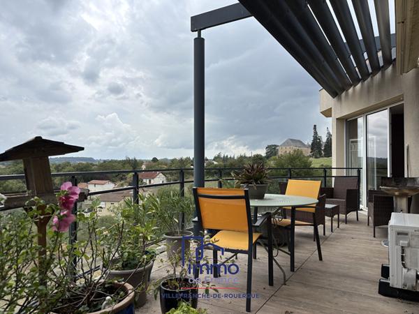 Appartement 100 m² avec terrasse, box et parking