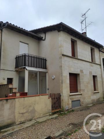 Maison à vendre  3 pièces - 47,77 m 2   MONTPON MENESTEROL  - 24