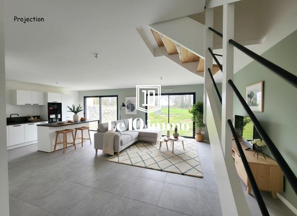 Maison neuve 114m2 - 4 chambres - Vie de plain pied