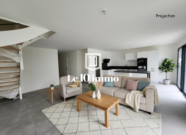 Maison neuve 114m2 - 4 chambres - Vie de plain pied