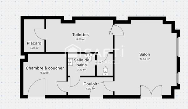 Appartement au rez-de-chaussée - Meinau Baggersee