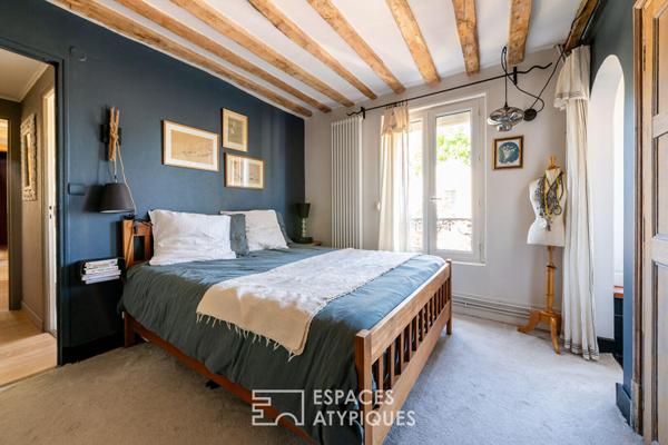 La maison de caractère rénovée avec jardin à proximité du centre-ville
