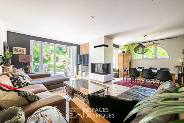 La maison de caractère rénovée avec jardin à proximité du centre-ville