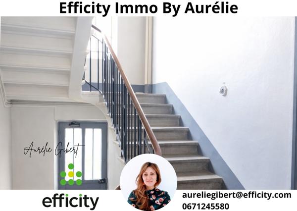 Appartement 2 pièces - 52 m² Exclusivité efficity