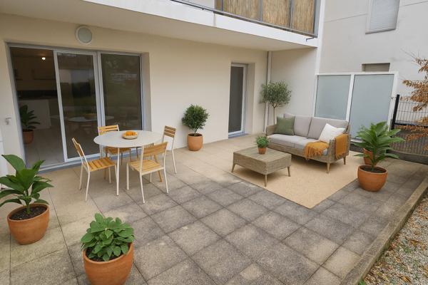 Magnifique appartement T3 avec grande terrasse gare à pied