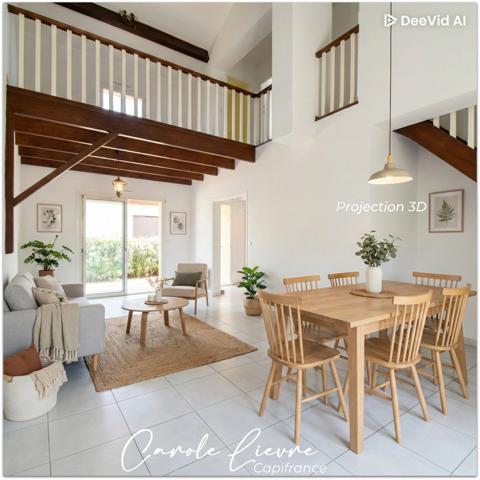 Maison 4 pièces, climatisée, avec garage