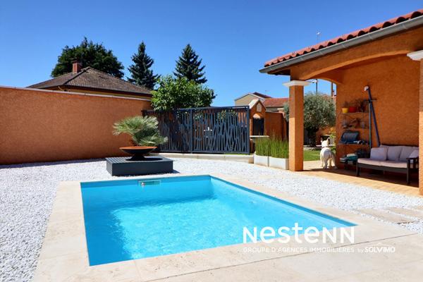 Saint Priest Manissieux Maison 4 pièces 107 m2 piscine terrain 681m2