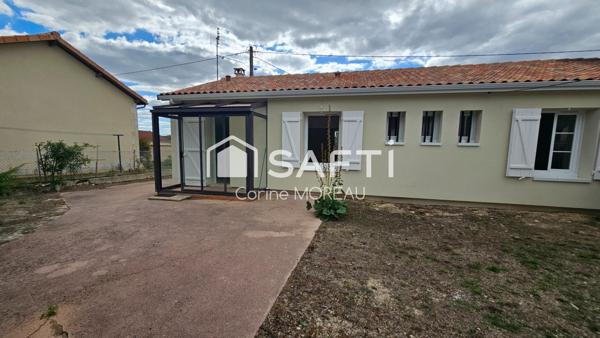 maison 70m² rénové en excellent état, terrain 1525m²