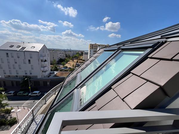 Appartement 2 pièces neuf à louer au dernier étage à Neuilly-sur-Marne