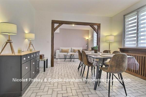 Maison 3 pièces avec sous-sol et grand jardin à Toury