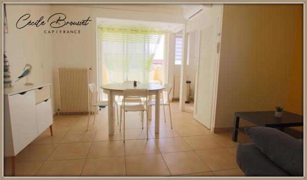 Appartement à vendre CANET EN ROUSSILLON – T2 EN FRONT DE MER AVEC VUE MER