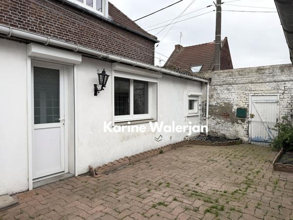 Courrières (62710) MAISON 5 PIECES 102M2 AGREABLE COUR - GARAGE
