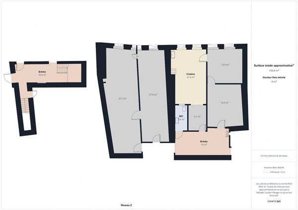 Aubenas bien d'une surface de plancher d'environ 420M²