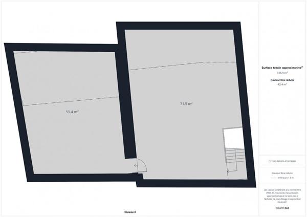 Aubenas bien d'une surface de plancher d'environ 420M²