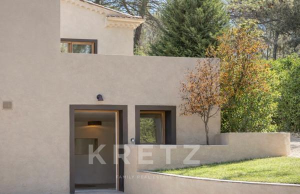 Maison rénovée à 5 mn du centre ville d’Aix-en-Provence, au cœur du très prisé site des Pinchinats