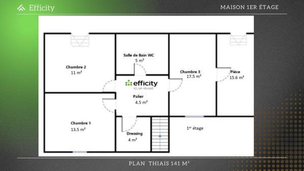 Maison 6 pièces - 141 m²