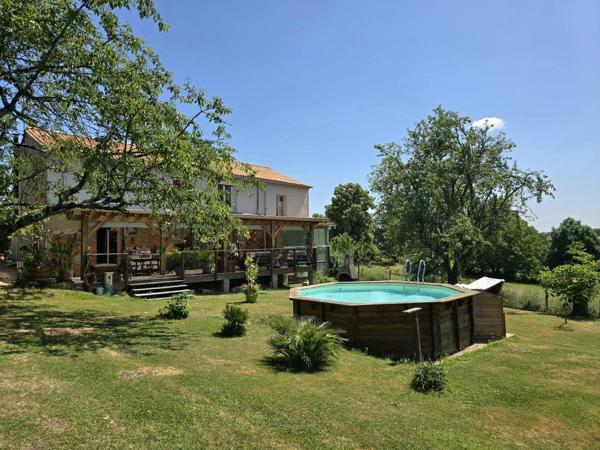 Maison de 4 chambres avec jolie vue aux portes de Ribérac
