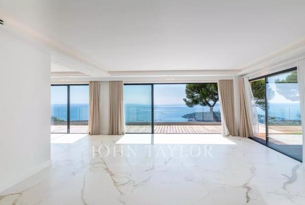 ROQUEBRUNE CAP MARTIN DOMAINE - VILLA CONTEMPORAINE FINIE - VUE MER PANORAMIQUE- PISCINE - GARAGES